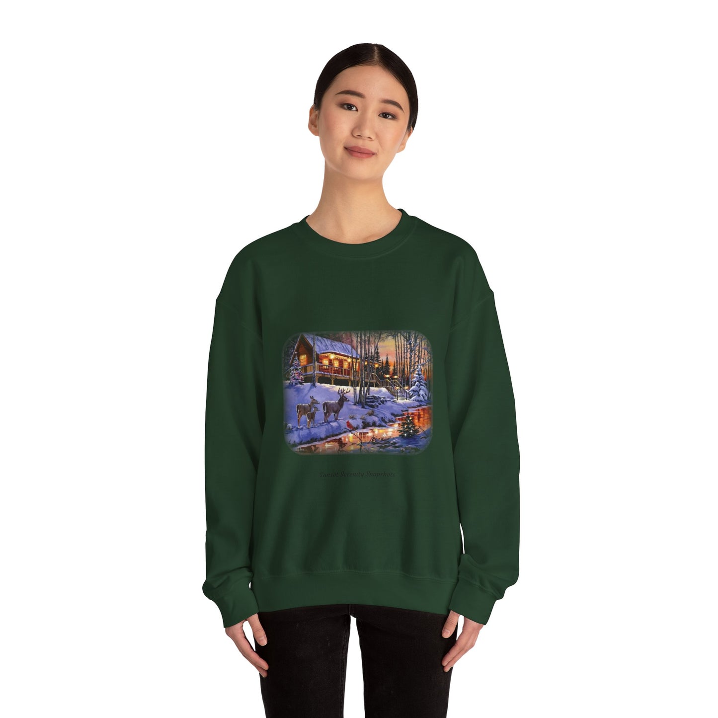 Deer_14 Unisex Heavy Blend™ Crewneck Sweatshirt