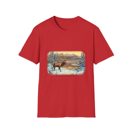 Elk_03 Unisex Softstyle T-Shirt