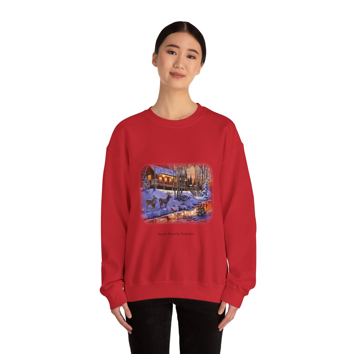 Deer_14 Unisex Heavy Blend™ Crewneck Sweatshirt