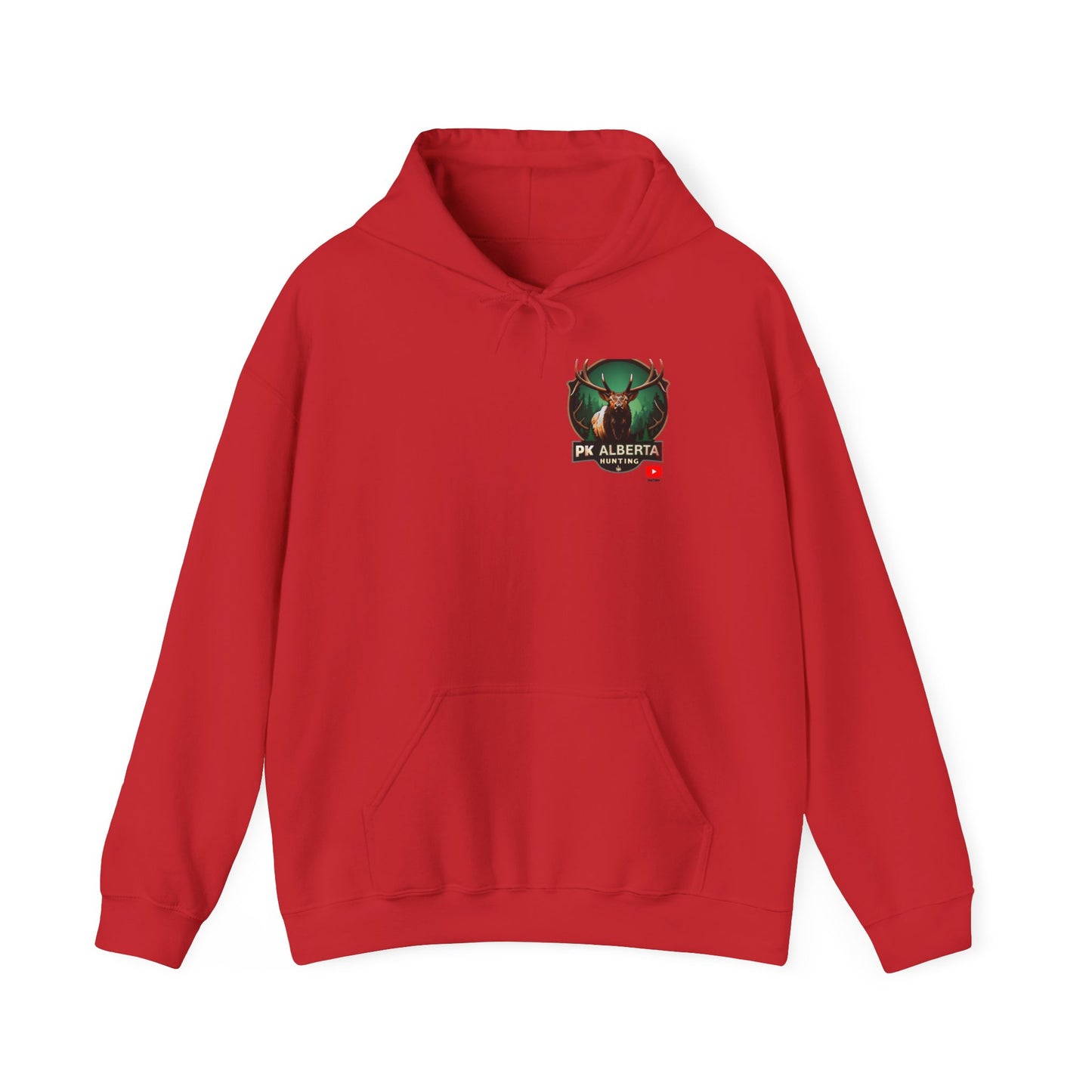 PK Alberta Hunting Small Logo Unisex Heavy Blend™ Hooded Sweatshirt