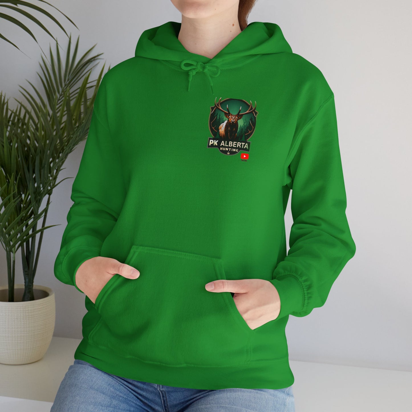 PK Alberta Hunting Small Logo Unisex Heavy Blend™ Hooded Sweatshirt