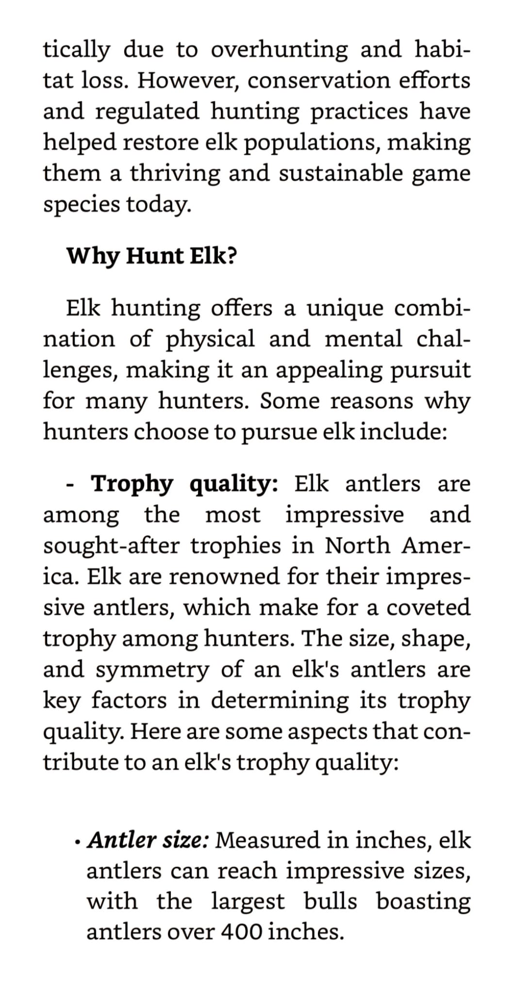 Elk Hunting Tips And Information; A Guide To success in the Field (Printed Book)