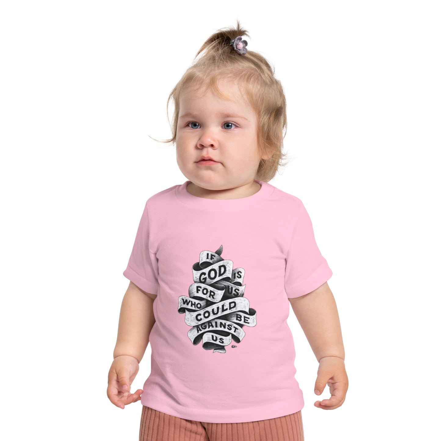 Baby Short Sleeve T-Shirt If God Is For Us