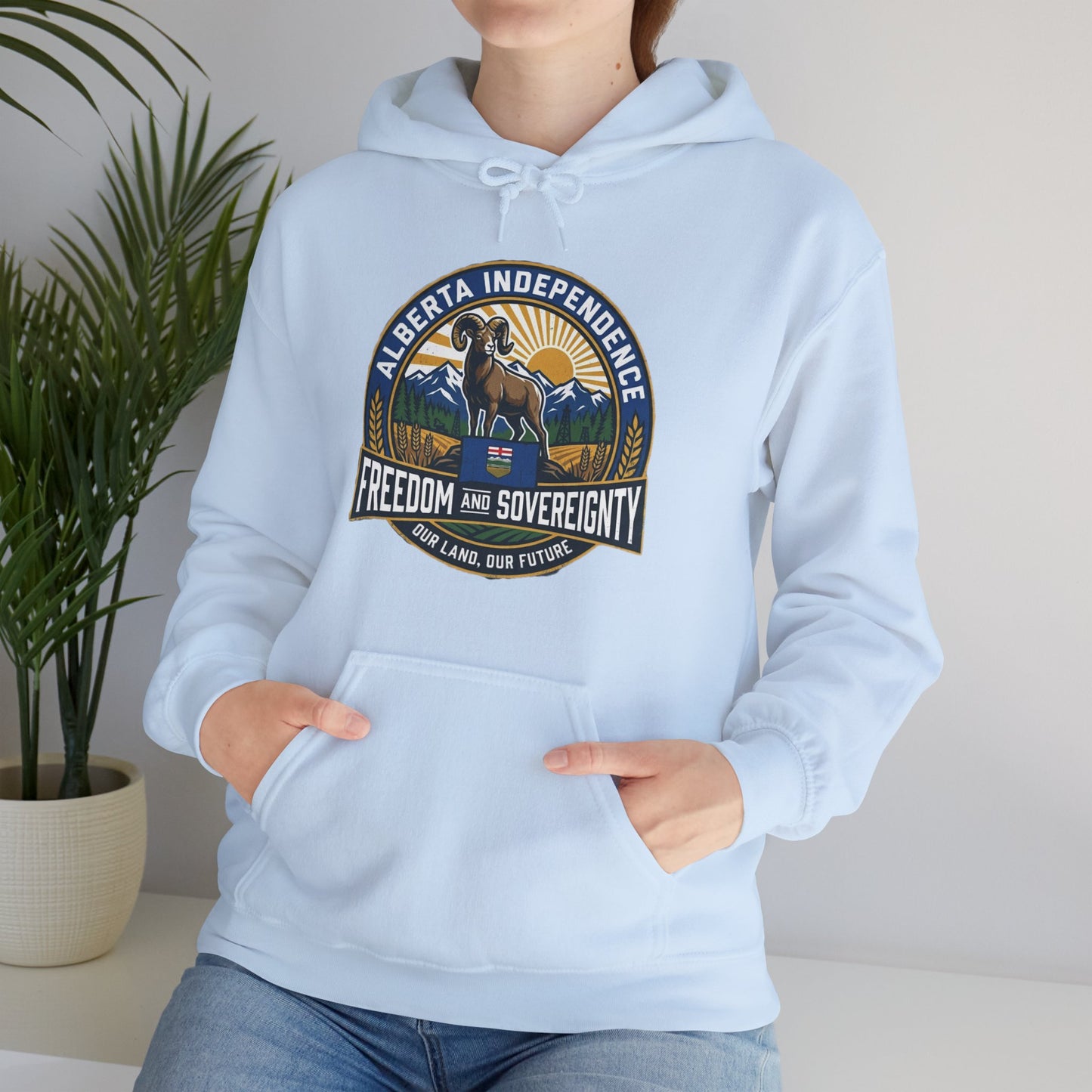 Alberta Independence Hoodie — Bighorn Sheep