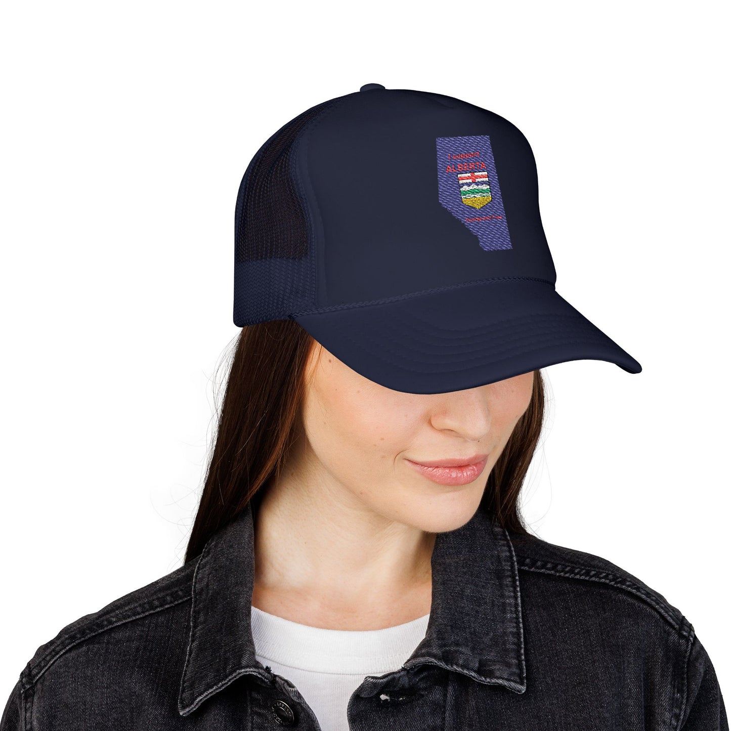 Alberta Independence Foam Trucker Hat