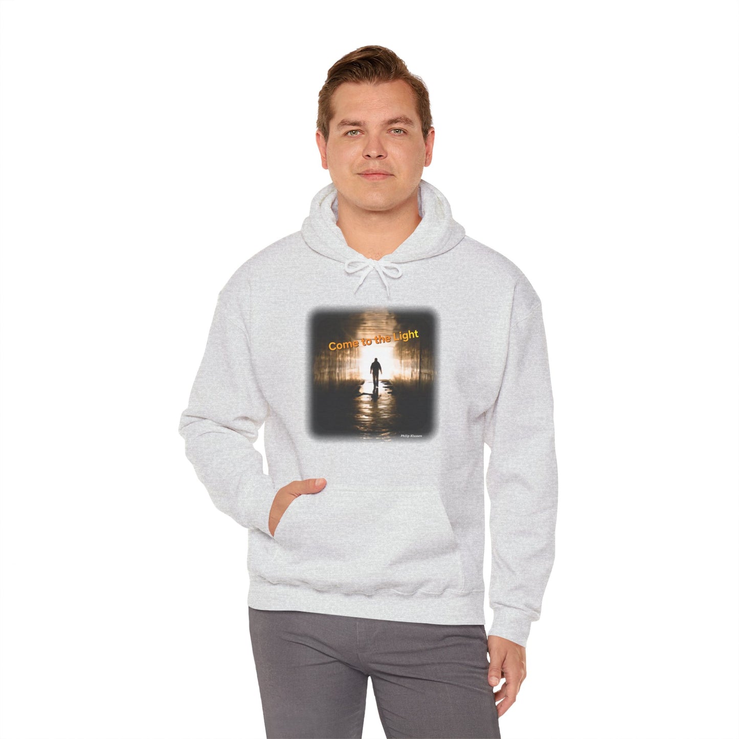 Music Lover Hoodie with 'Come to the Light' Lyrics and Album Cover