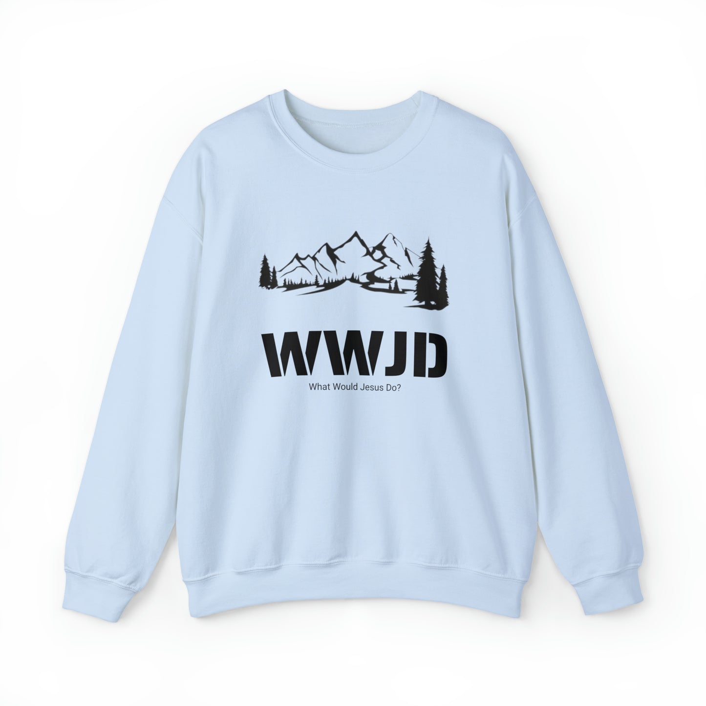 WWJD Unisex Heavy Blend™ Crewneck Sweatshirt