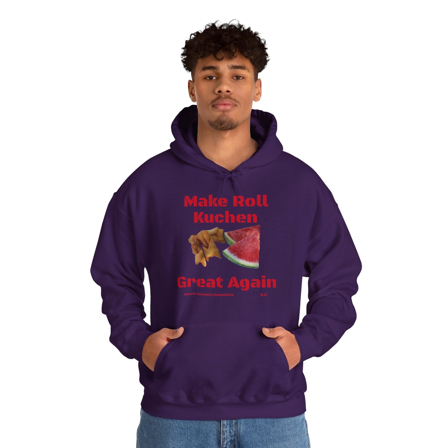 Make Roll Kuchen Great Again Unisex Heavy Blend™ Hooded Sweatshirt