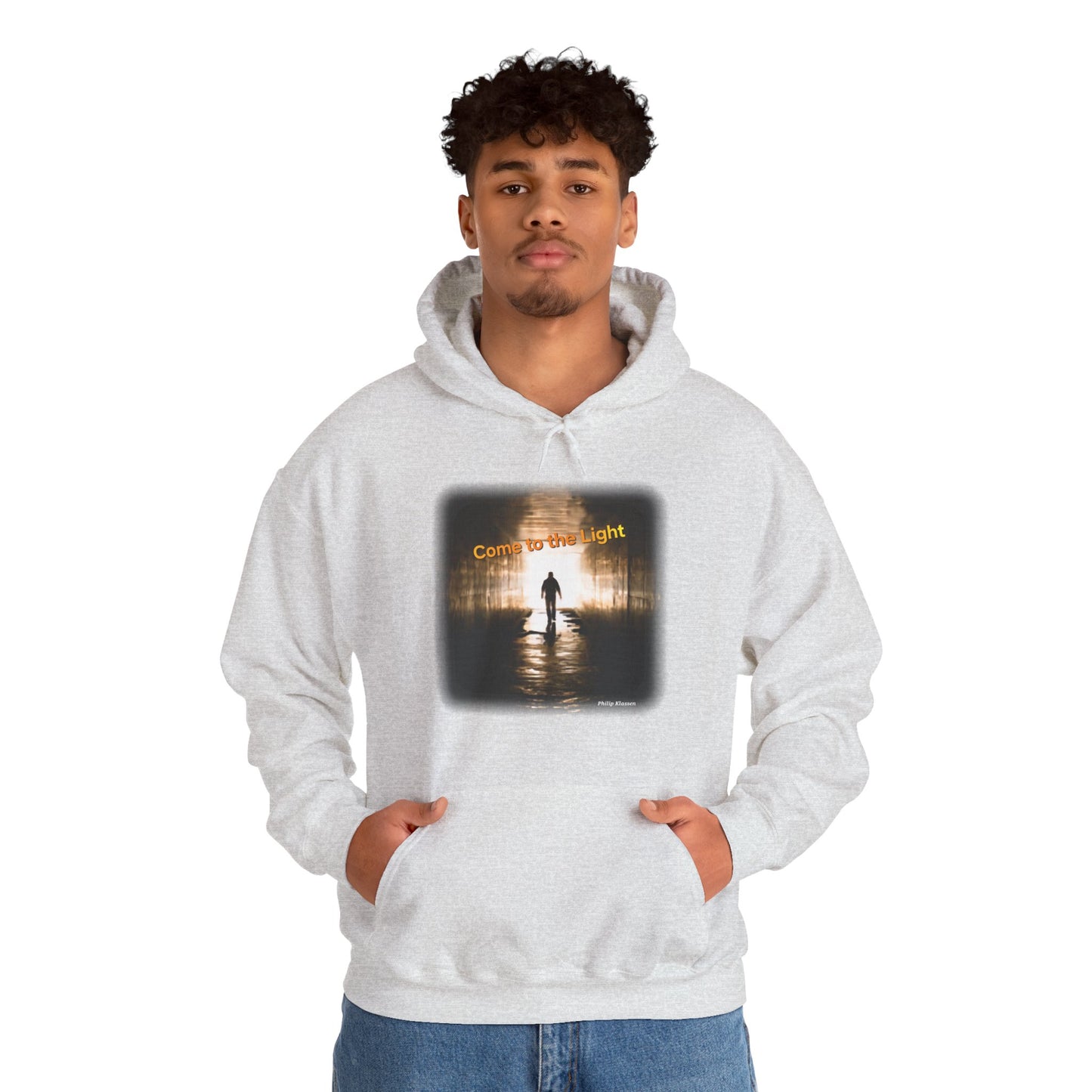 Music Lover Hoodie with 'Come to the Light' Lyrics and Album Cover