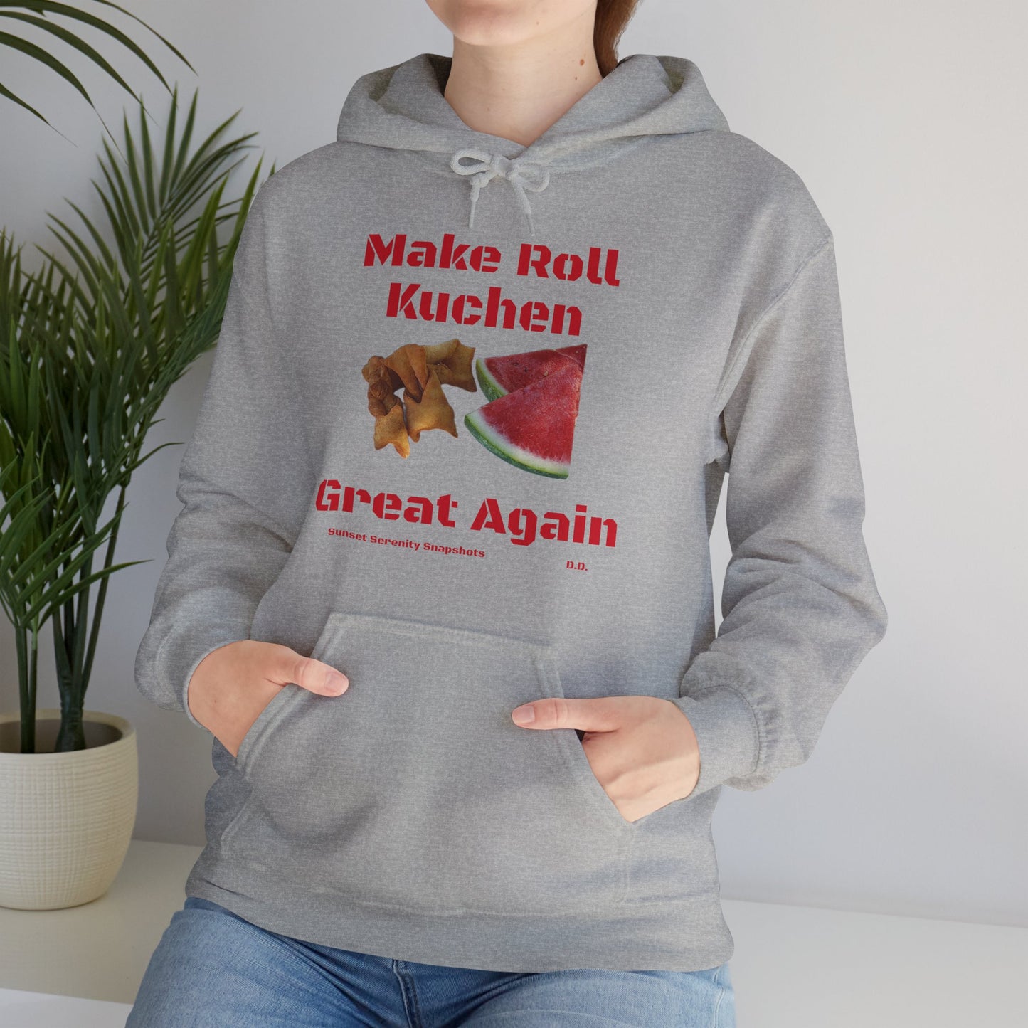Make Roll Kuchen Great Again Unisex Heavy Blend™ Hooded Sweatshirt