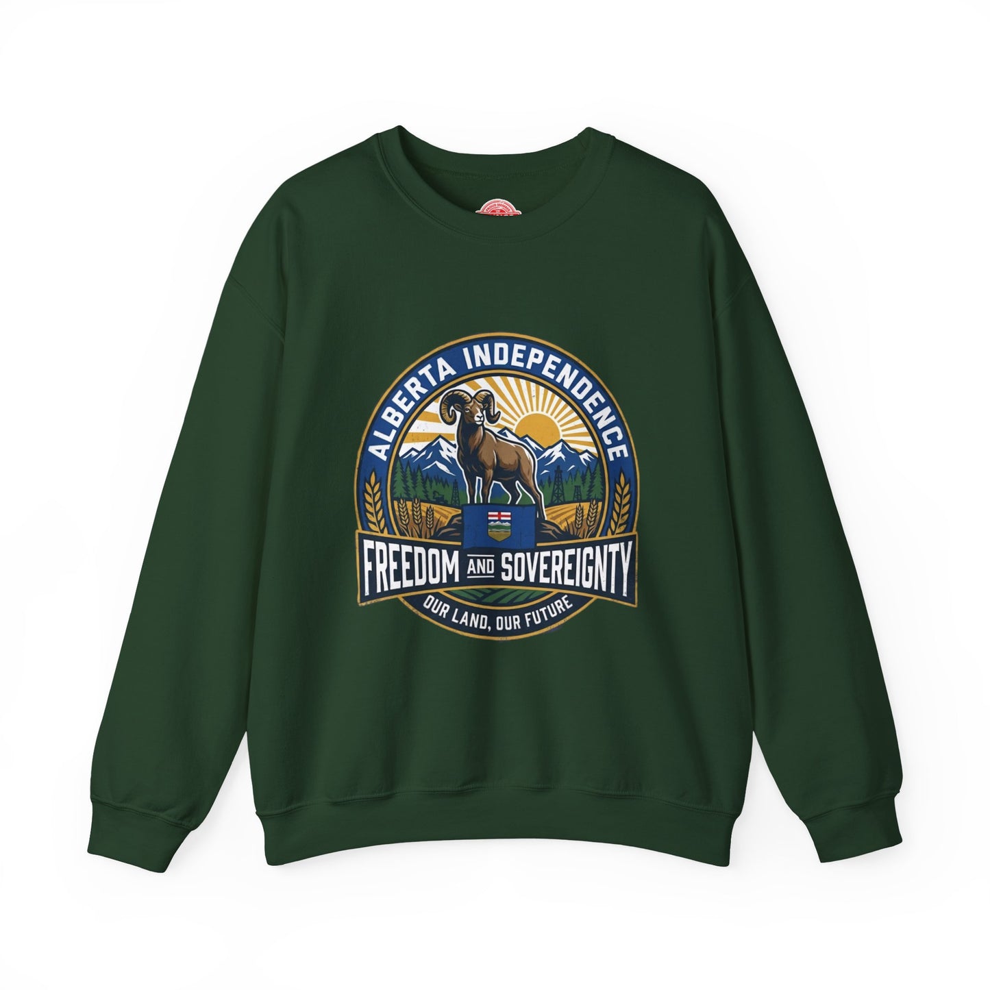 Alberta Independence Flag Sweatshirt — Bighorn Sheep