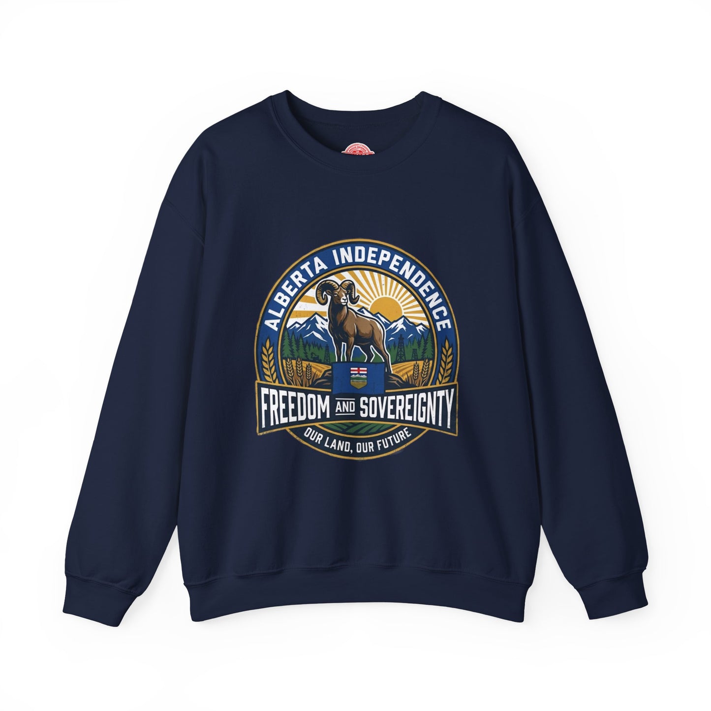 Alberta Independence Flag Sweatshirt — Bighorn Sheep