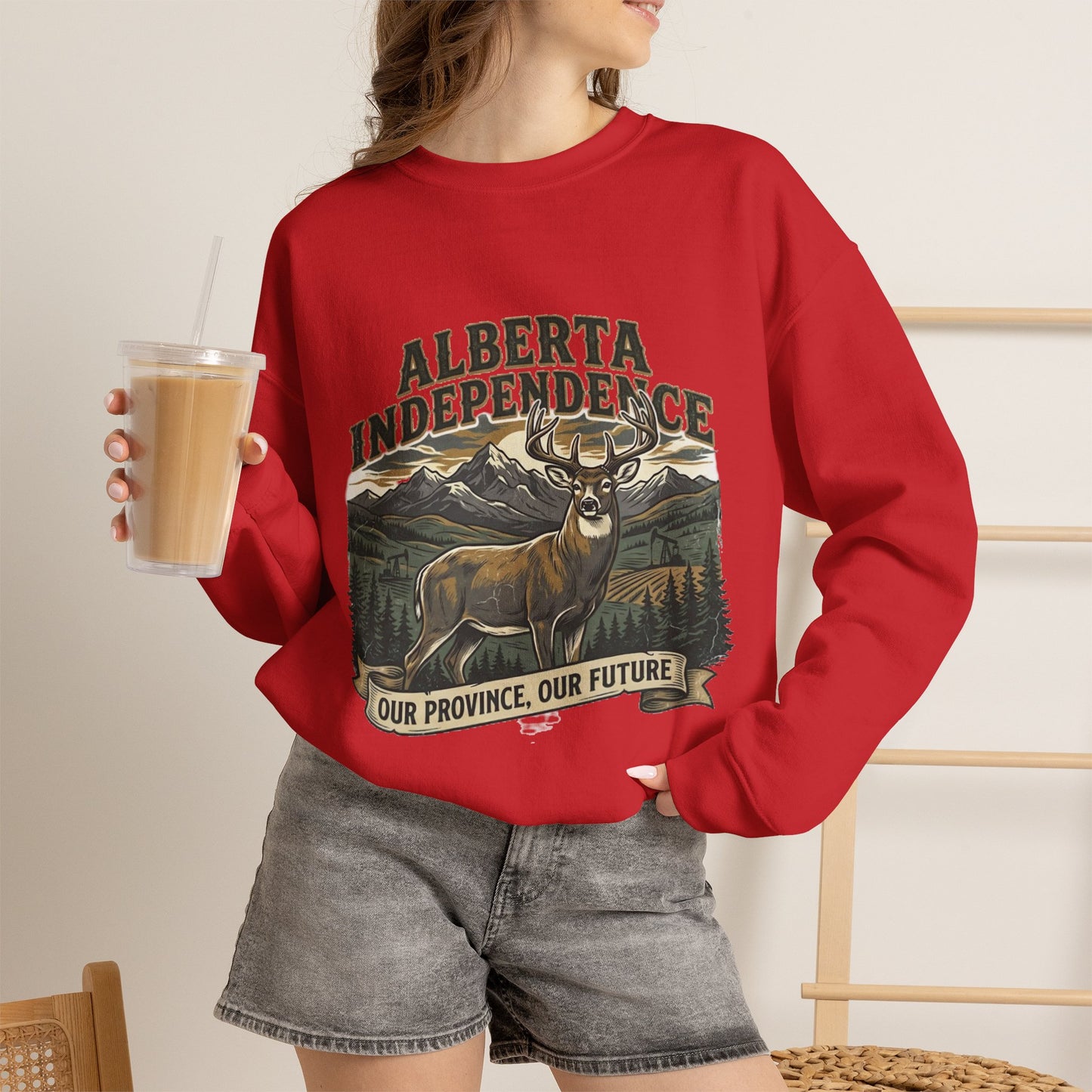 Alberta Independence Buck Sweatshirt