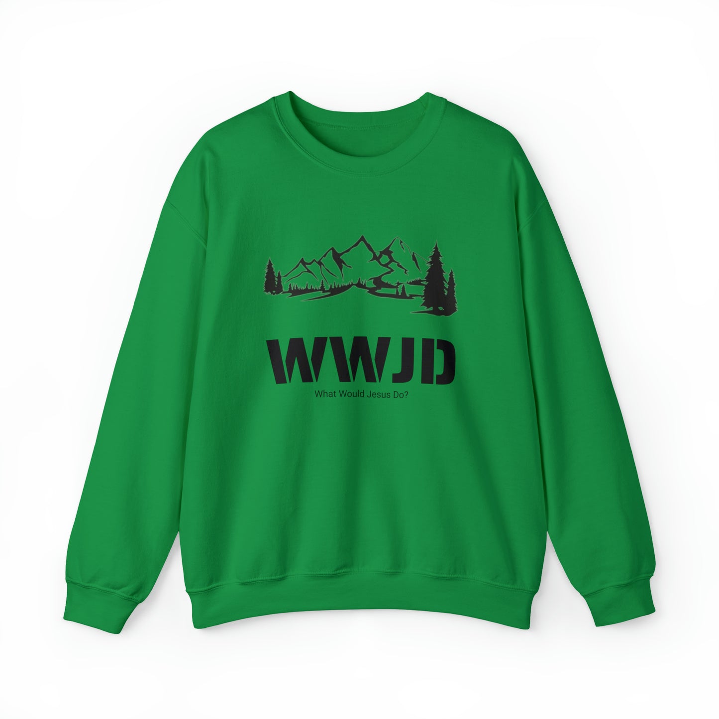 WWJD Unisex Heavy Blend™ Crewneck Sweatshirt