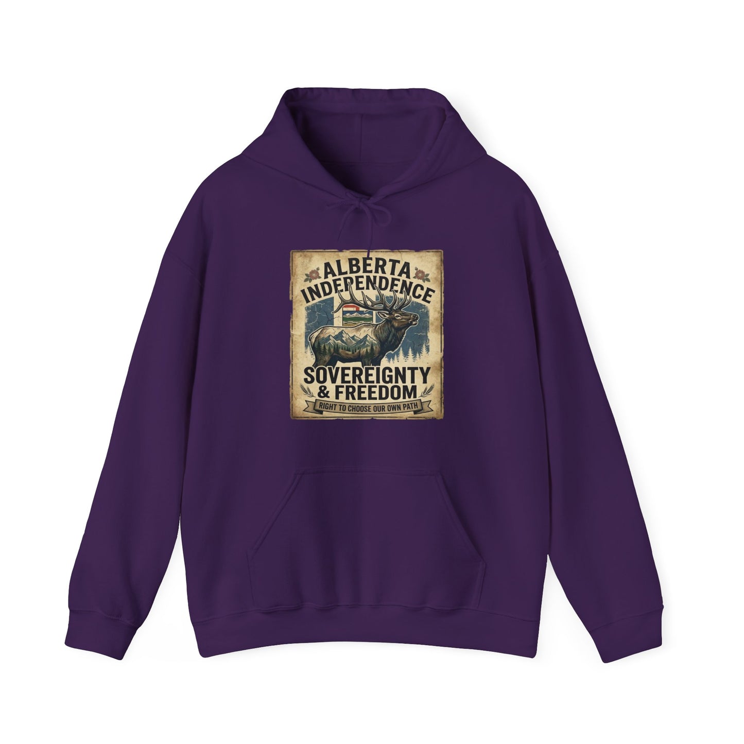 Alberta Independence Hoodie — Bull Elk