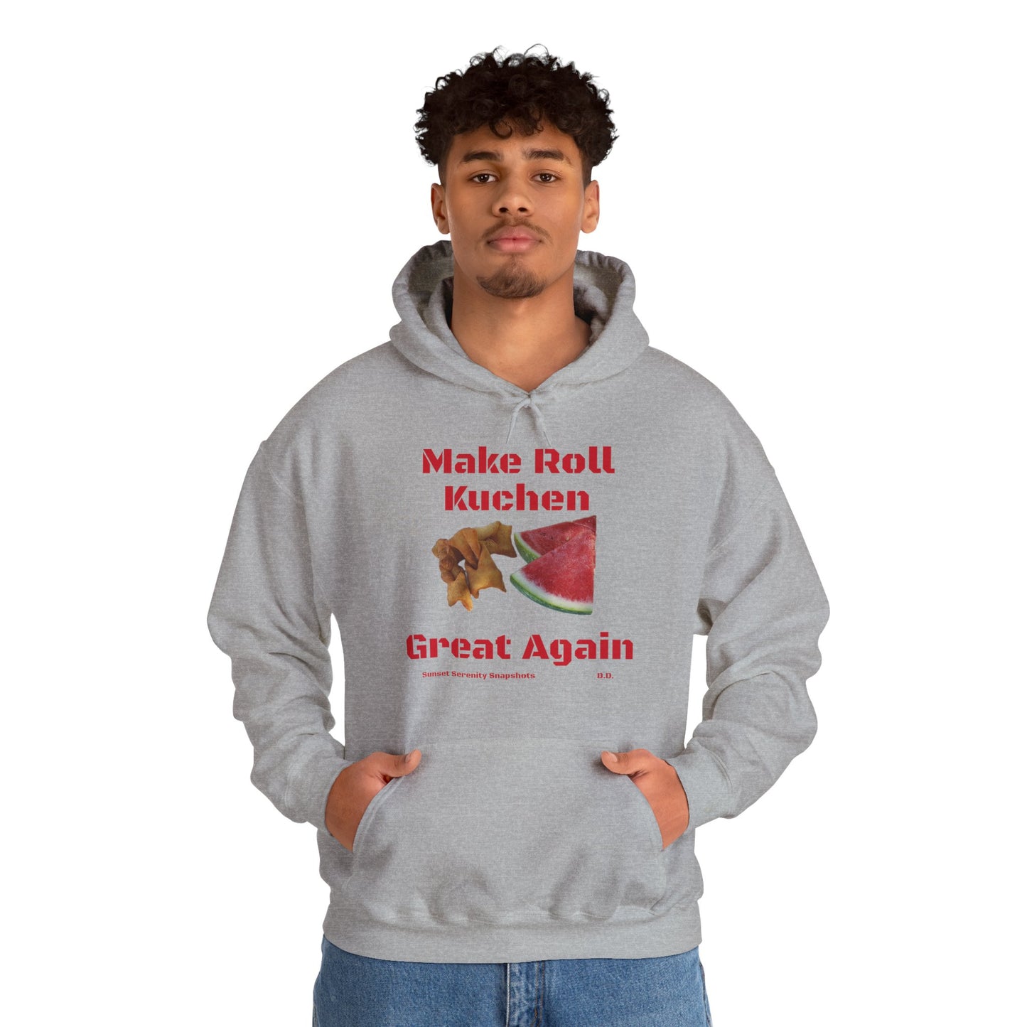 Make Roll Kuchen Great Again Unisex Heavy Blend™ Hooded Sweatshirt