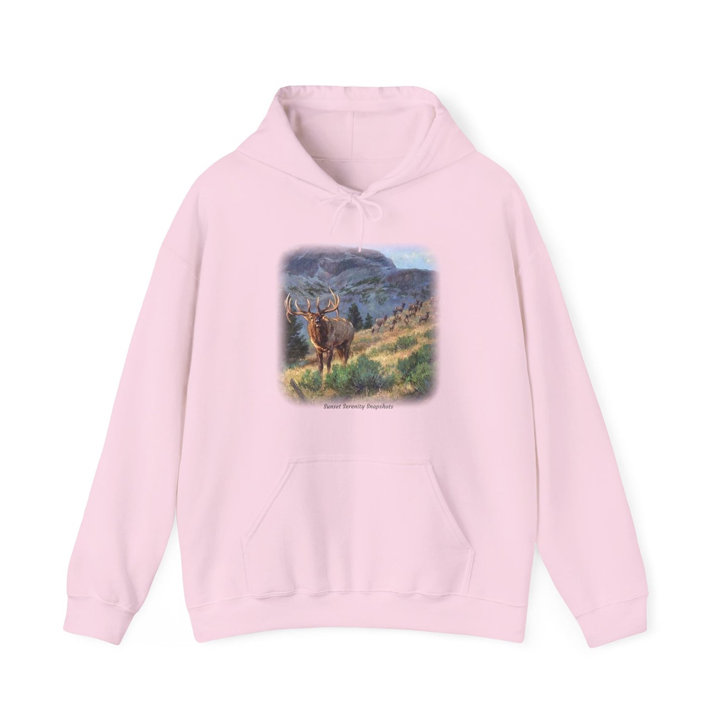 Elk_07 Unisex Heavy Blend™ Hooded Sweatshirt
