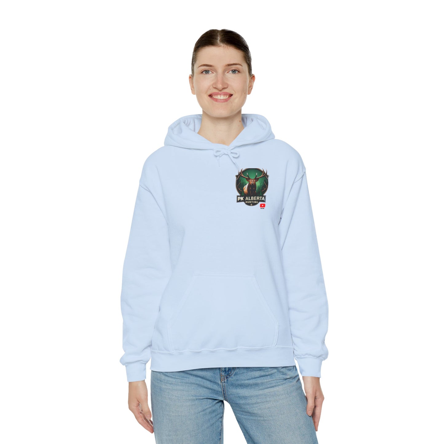 PK Alberta Hunting Small Logo Unisex Heavy Blend™ Hooded Sweatshirt