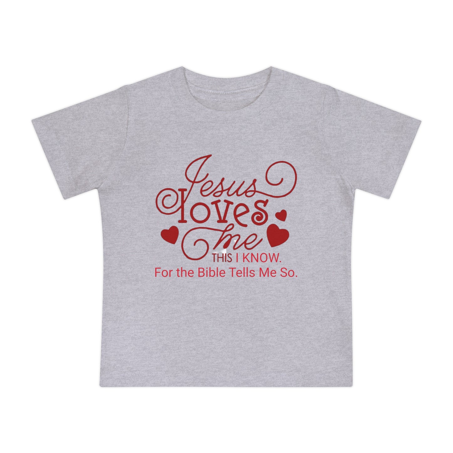 Baby Short Sleeve T-Shirt Jesus Loves Me