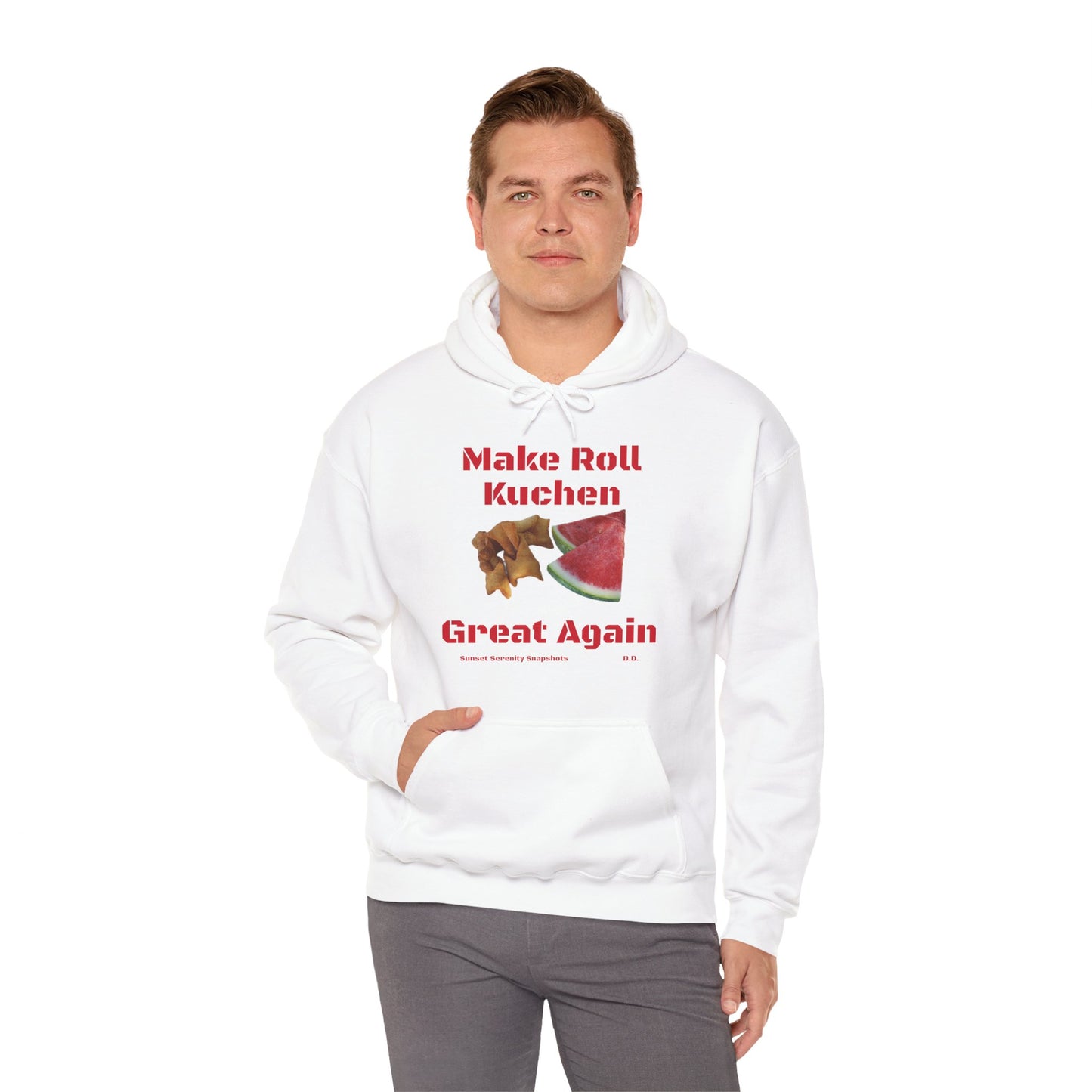 Make Roll Kuchen Great Again Unisex Heavy Blend™ Hooded Sweatshirt