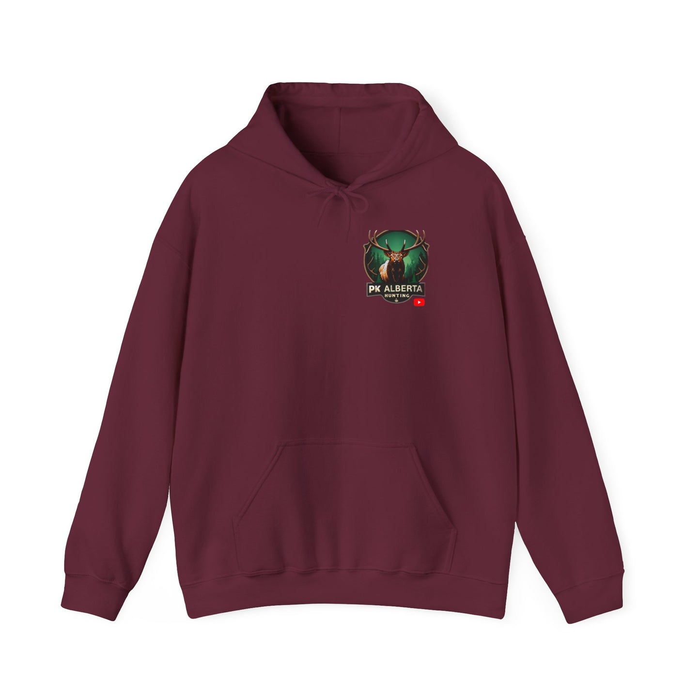 PK Alberta Hunting Small Logo Unisex Heavy Blend™ Hooded Sweatshirt
