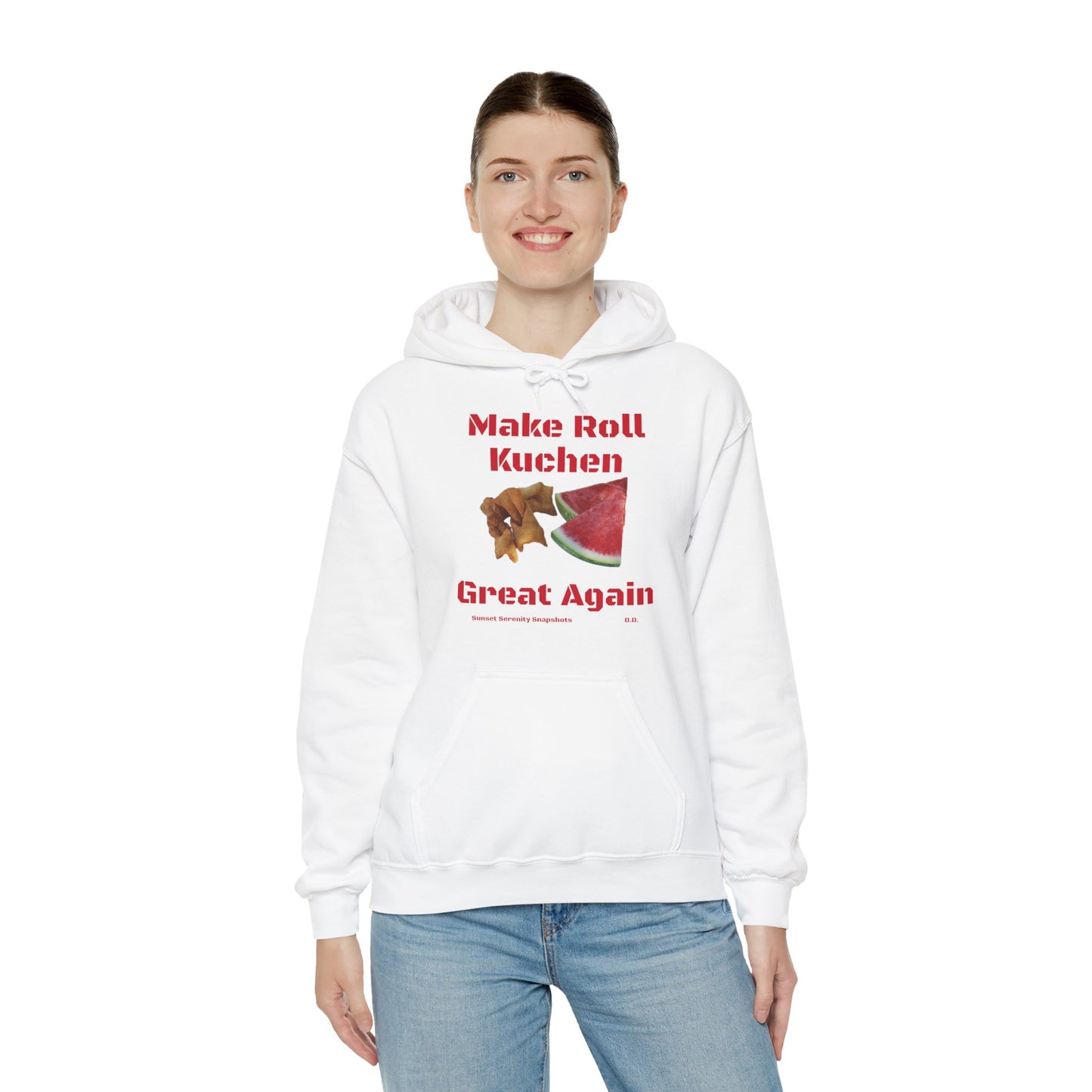 Make Roll Kuchen Great Again Unisex Heavy Blend™ Hooded Sweatshirt