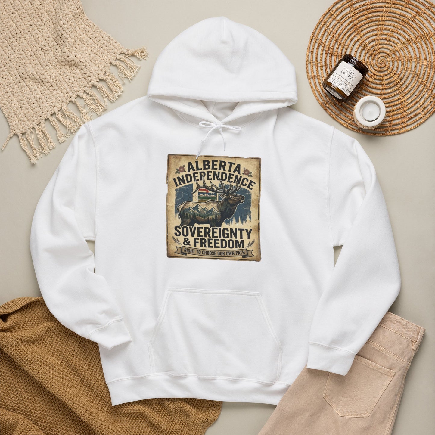 Alberta Independence Hoodie — Bull Elk