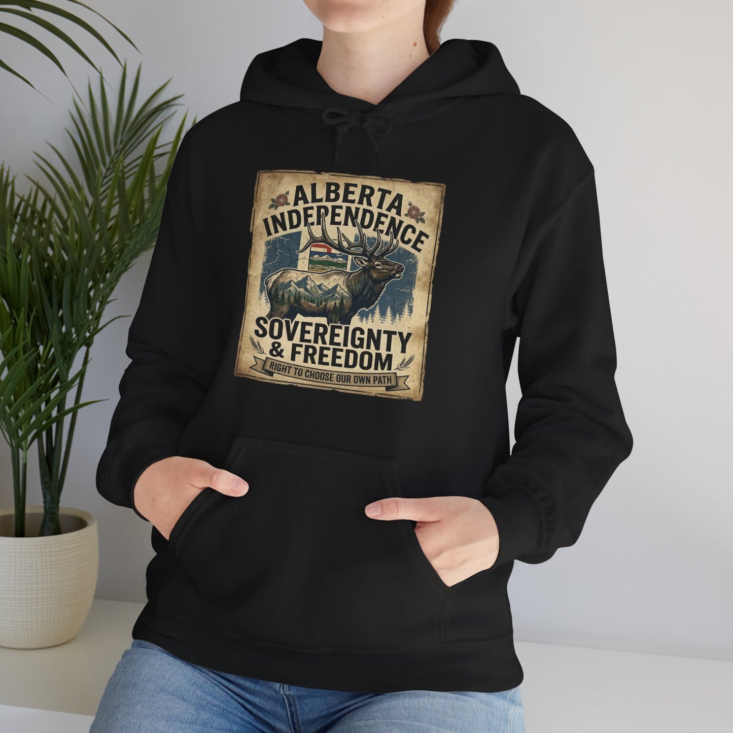 Alberta Independence Hoodie — Bull Elk