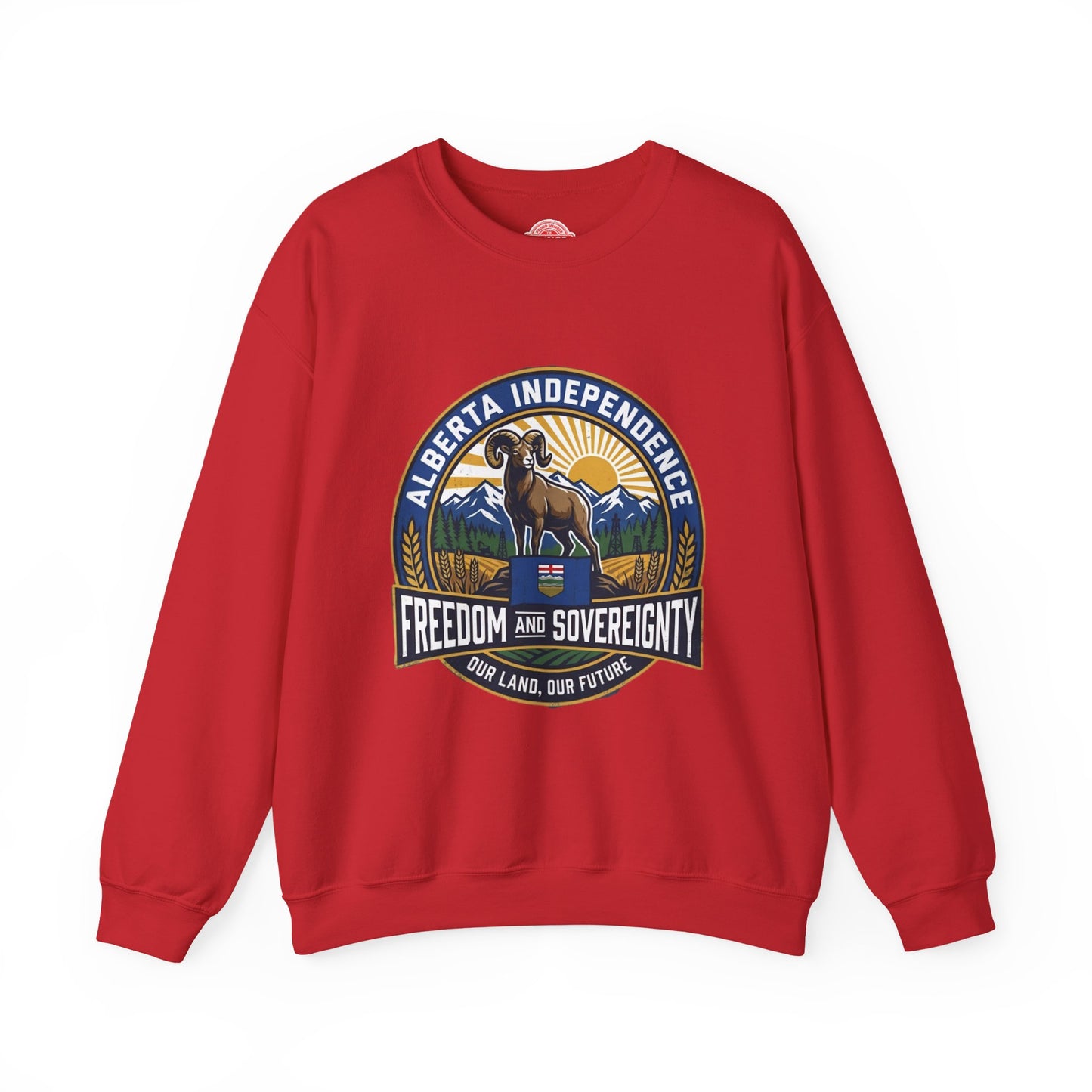 Alberta Independence Flag Sweatshirt — Bighorn Sheep