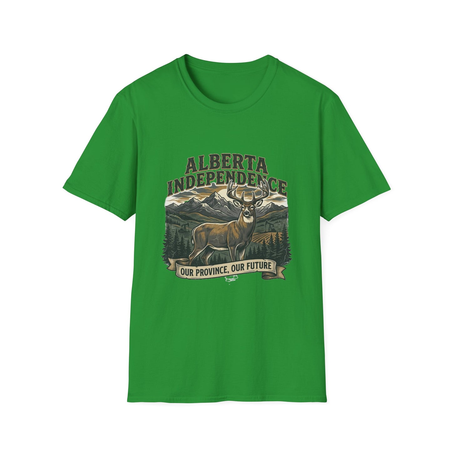 Alberta Independence Buck T-Shirt — Supporting Alberta Sovereignty