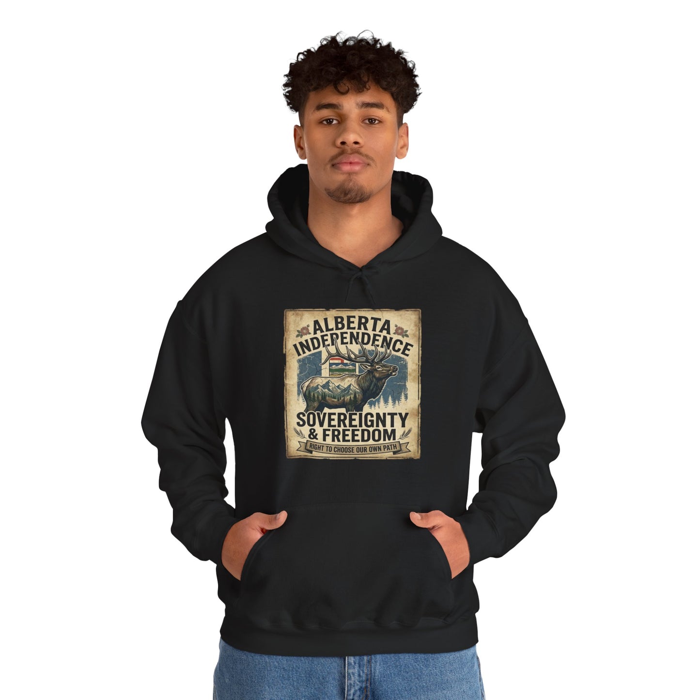 Alberta Independence Hoodie — Bull Elk