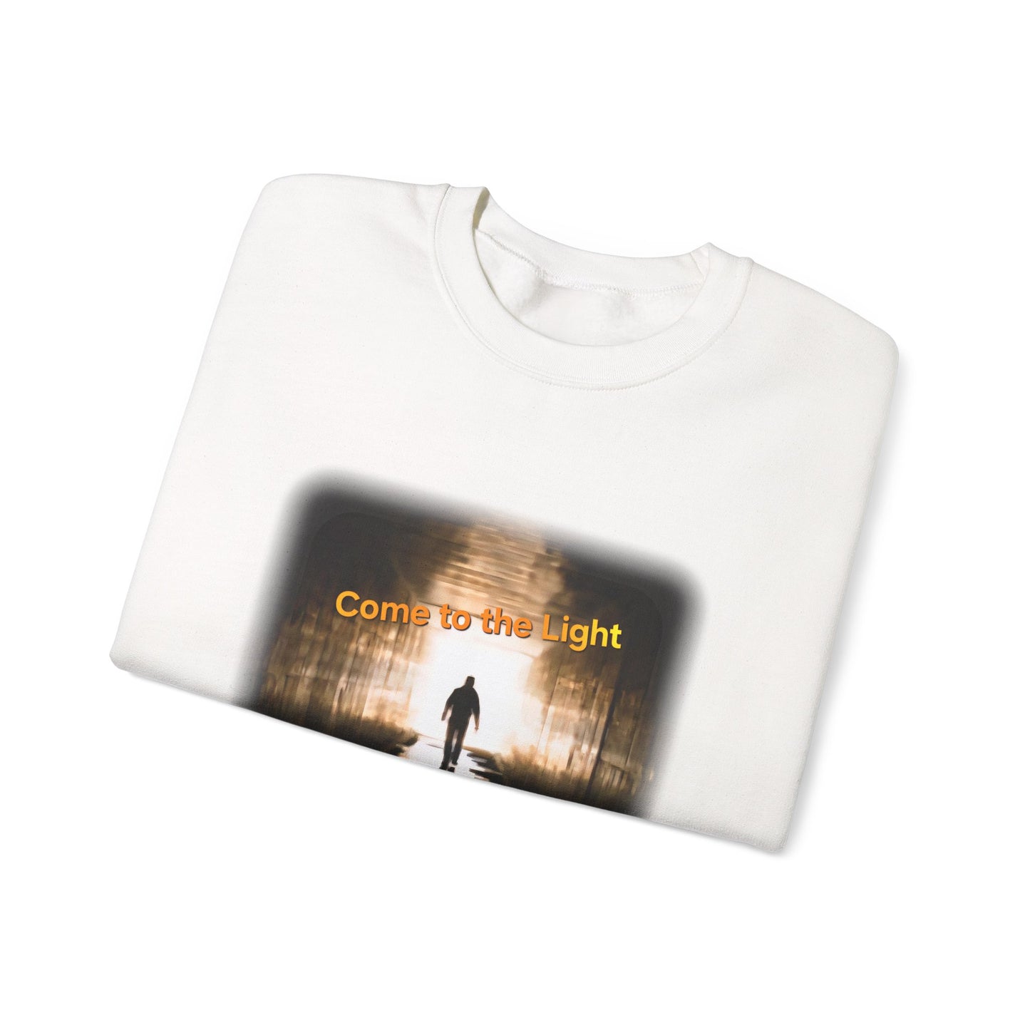 Sweatshirt with 'Come to the Light' Lyrics and Album Cover