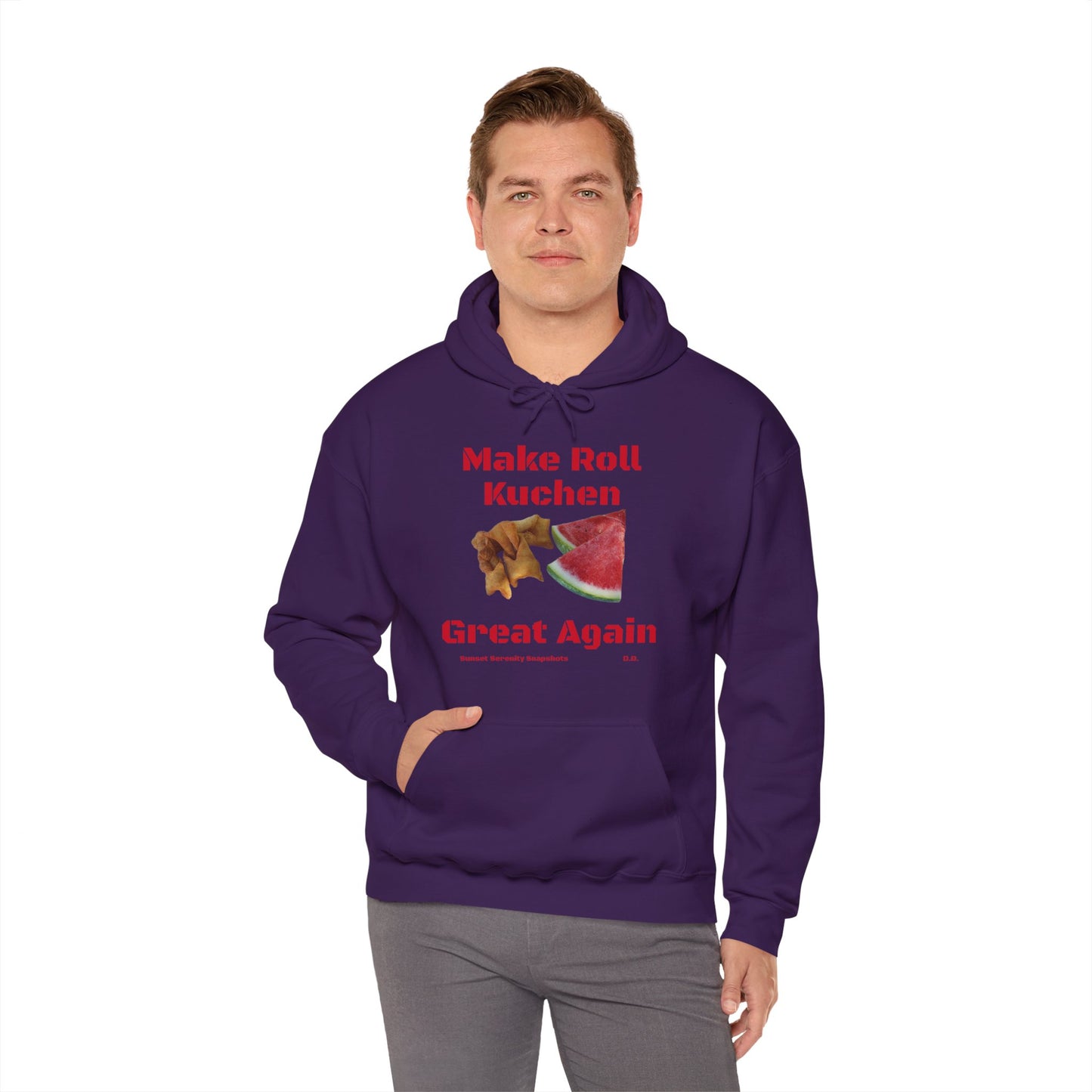 Make Roll Kuchen Great Again Unisex Heavy Blend™ Hooded Sweatshirt
