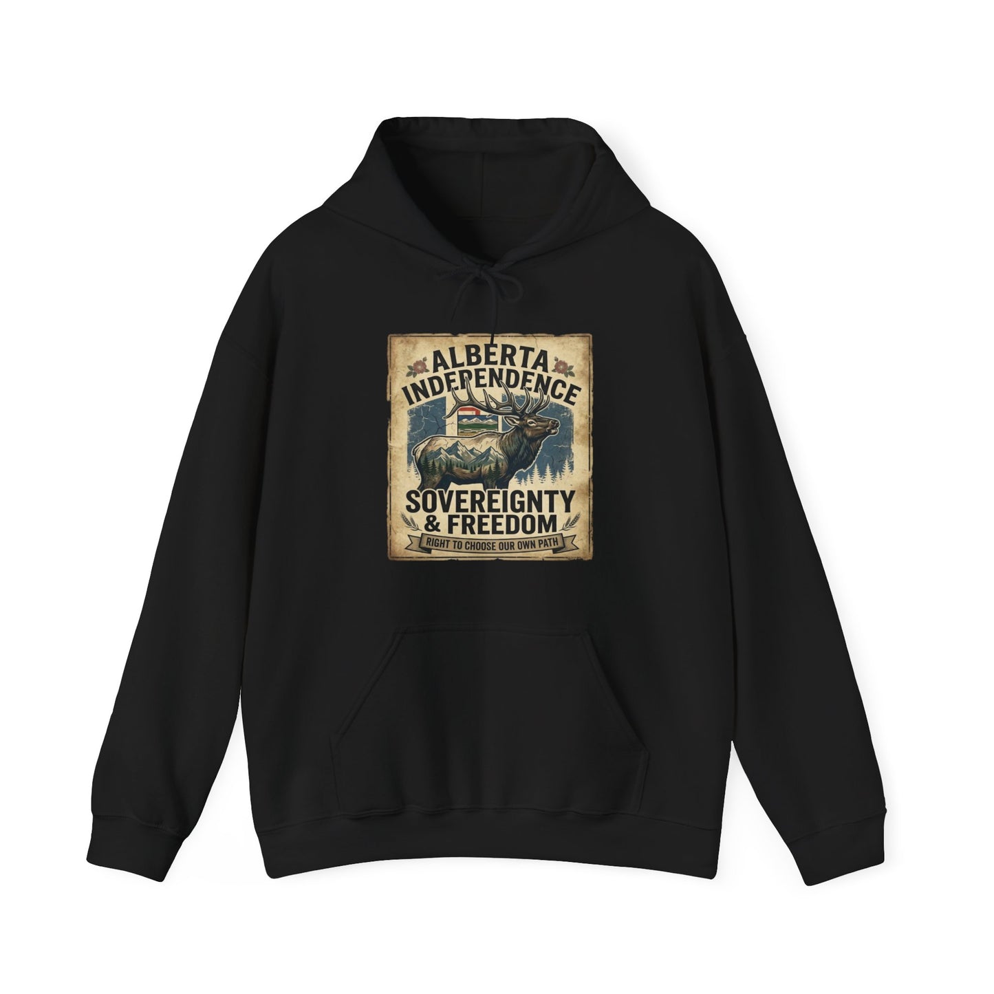 Alberta Independence Hoodie — Bull Elk