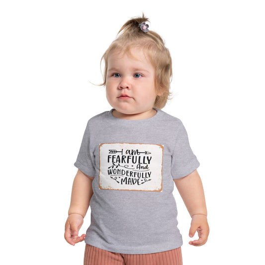 Baby Short Sleeve T-Shirt Fearfully And Wonderfully Made