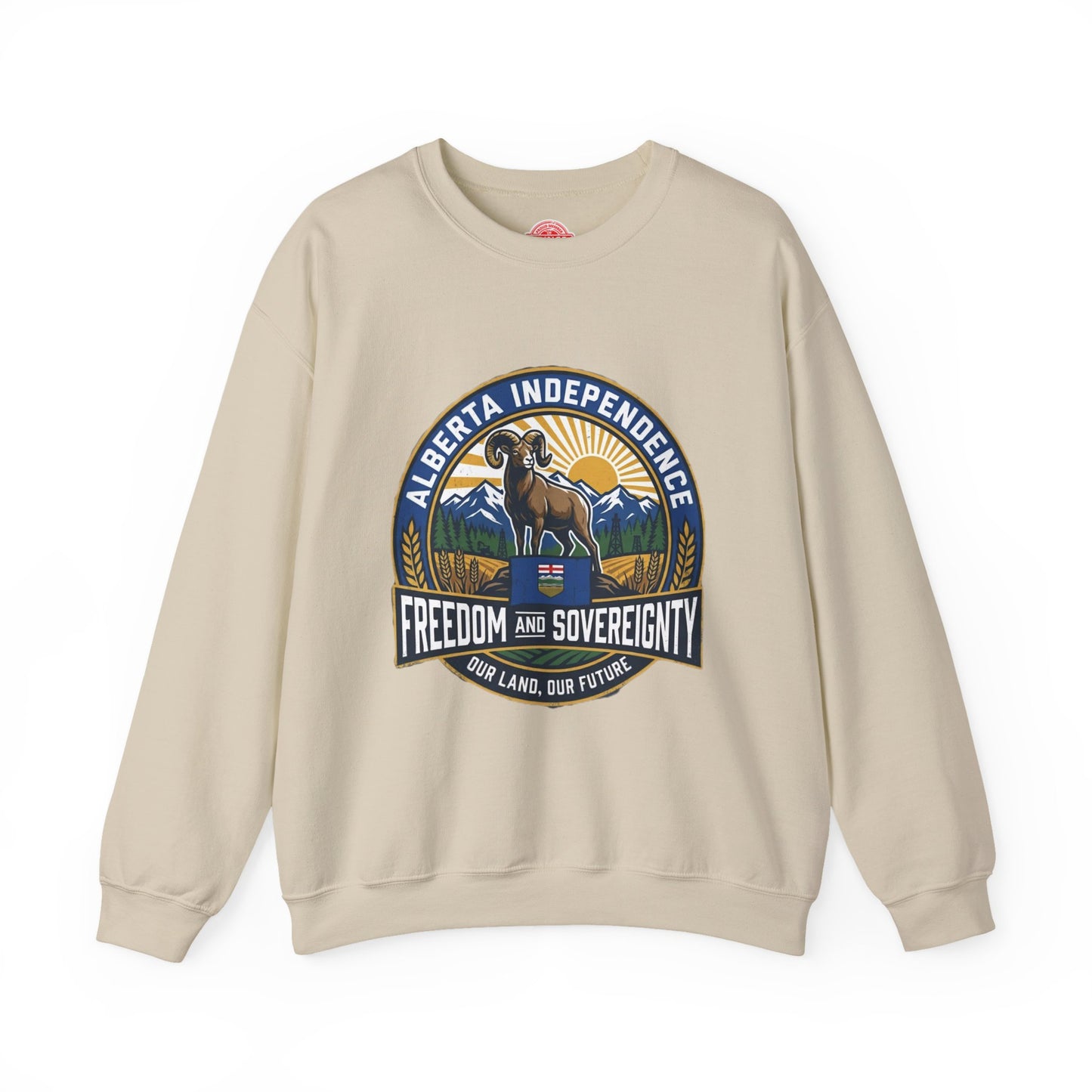 Alberta Independence Flag Sweatshirt — Bighorn Sheep