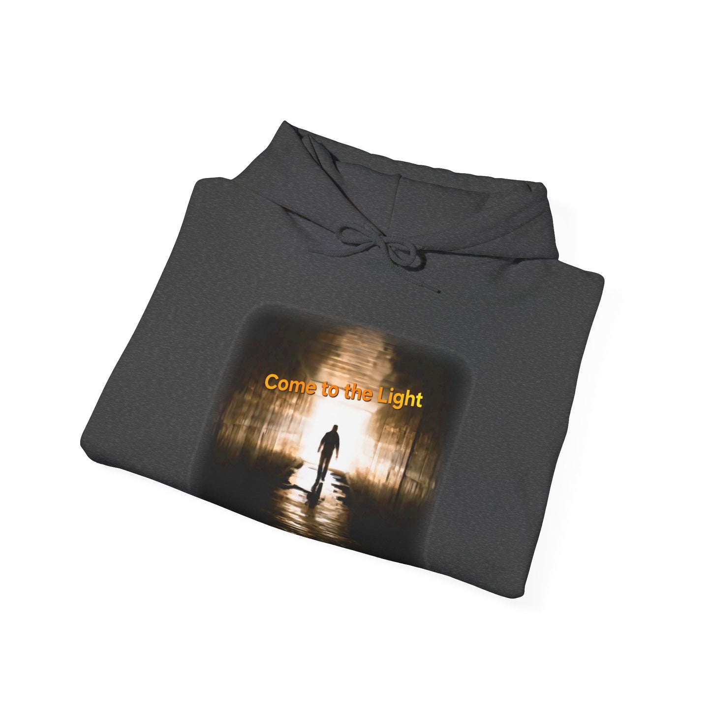 Music Lover Hoodie with 'Come to the Light' Lyrics and Album Cover