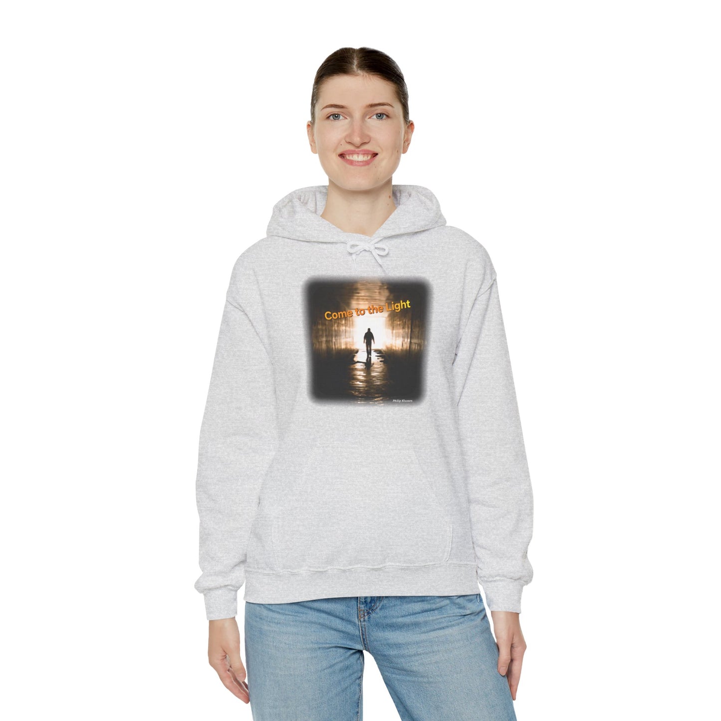 Music Lover Hoodie with 'Come to the Light' Lyrics and Album Cover