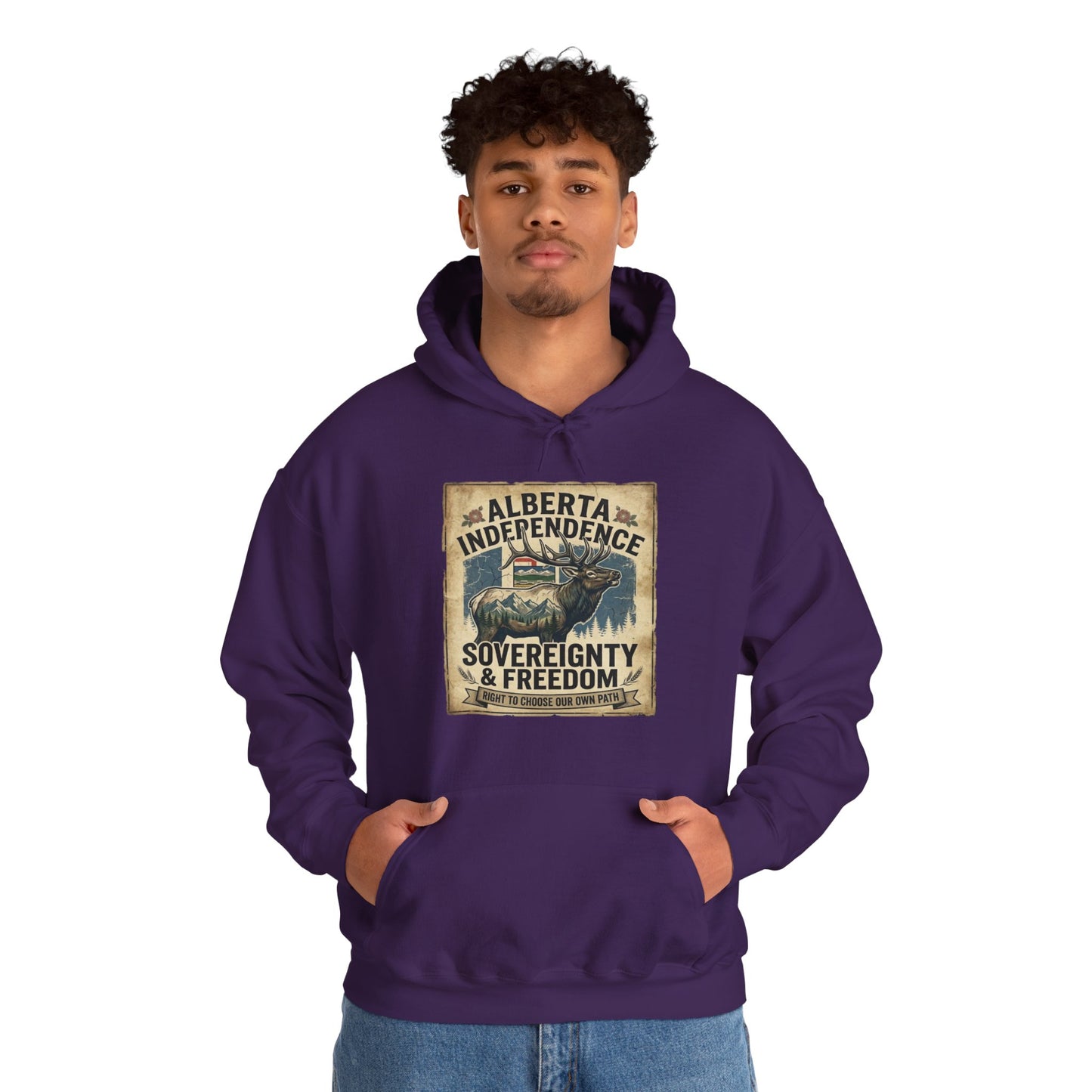Alberta Independence Hoodie — Bull Elk