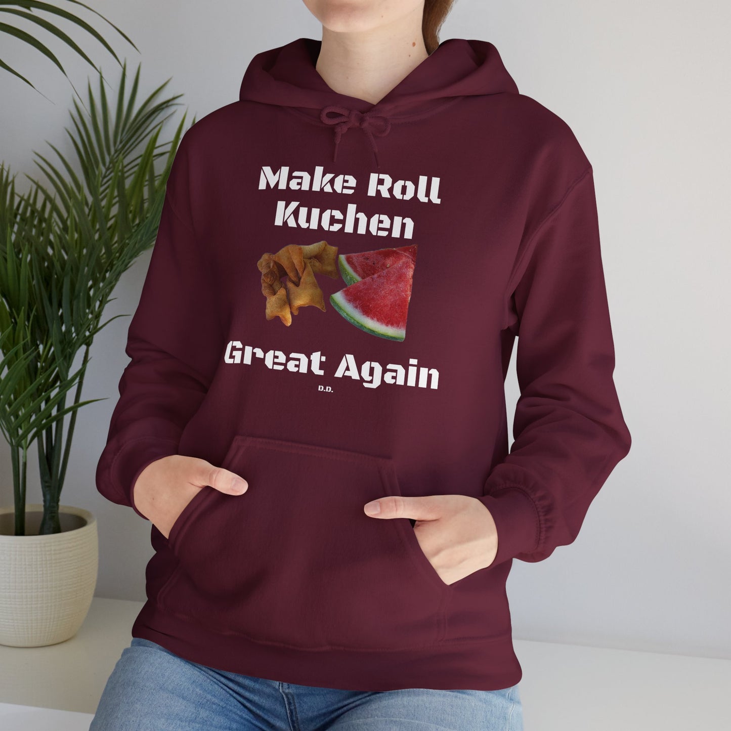 Make Roll Kuchen Great Again Unisex Heavy Blend™ Hooded Sweatshirt