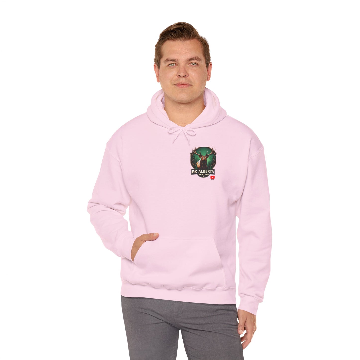 PK Alberta Hunting Small Logo Unisex Heavy Blend™ Hooded Sweatshirt