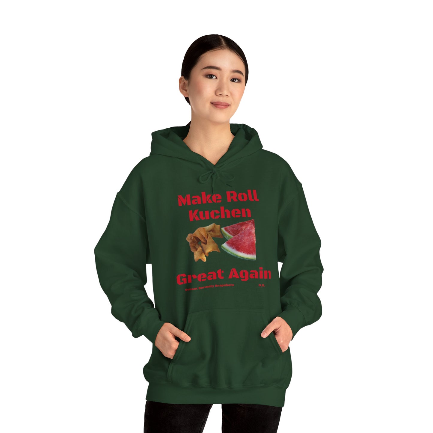 Make Roll Kuchen Great Again Unisex Heavy Blend™ Hooded Sweatshirt