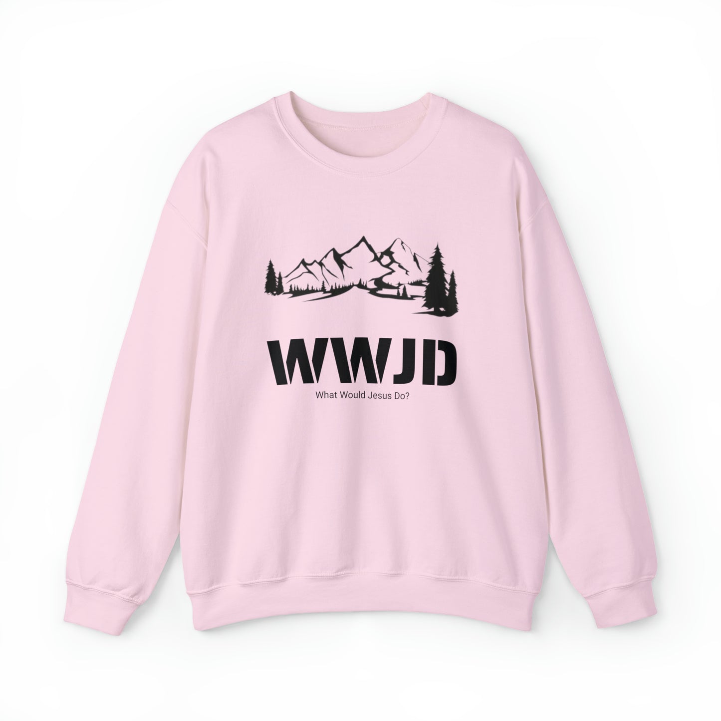 WWJD Unisex Heavy Blend™ Crewneck Sweatshirt