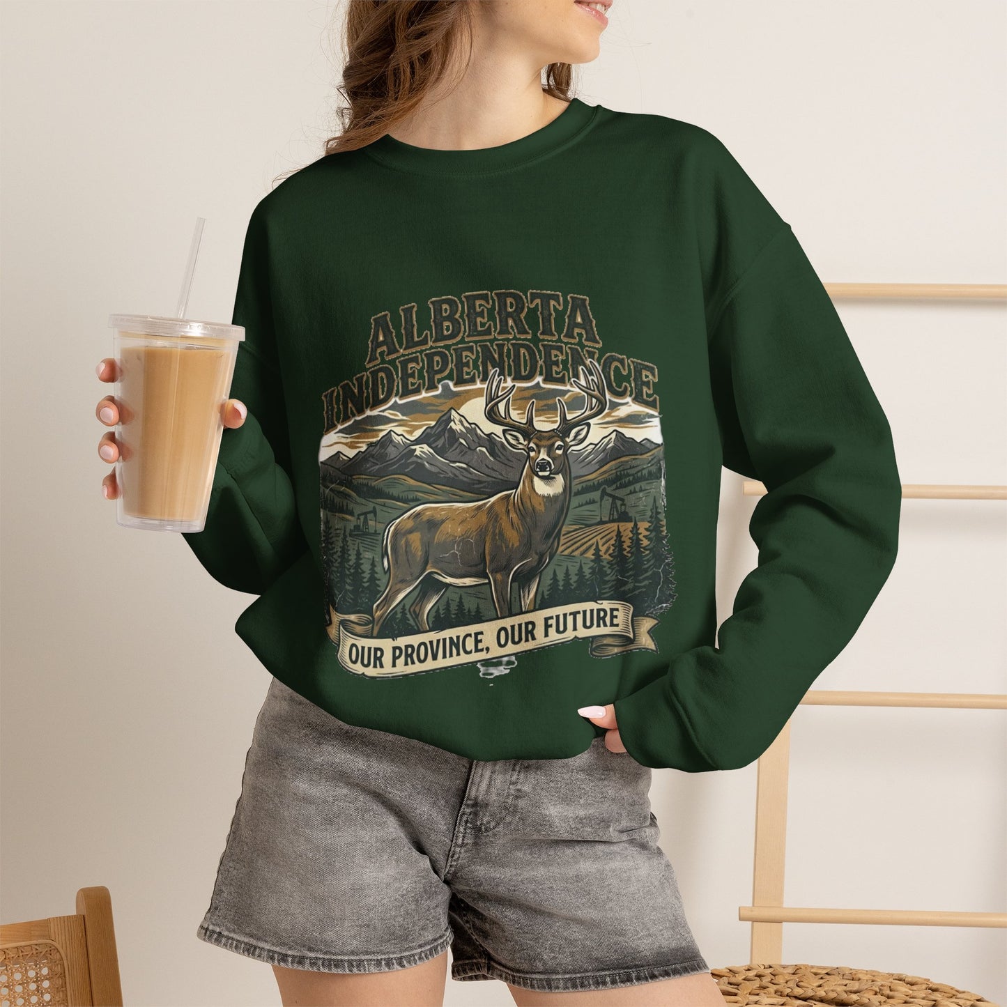 Alberta Independence Buck Sweatshirt