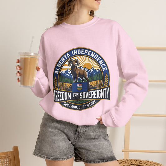 Alberta Independence Flag Sweatshirt — Bighorn Sheep