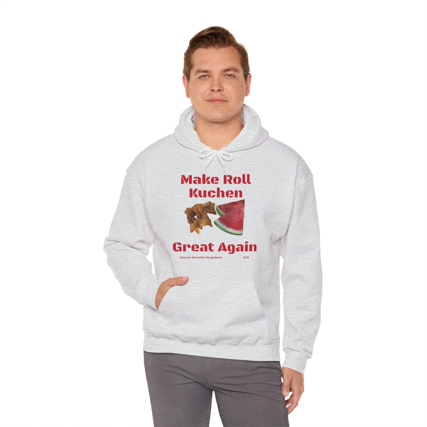 Make Roll Kuchen Great Again Unisex Heavy Blend™ Hooded Sweatshirt