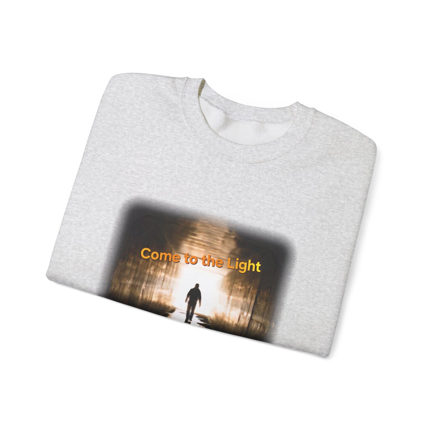 Sweatshirt with 'Come to the Light' Lyrics and Album Cover