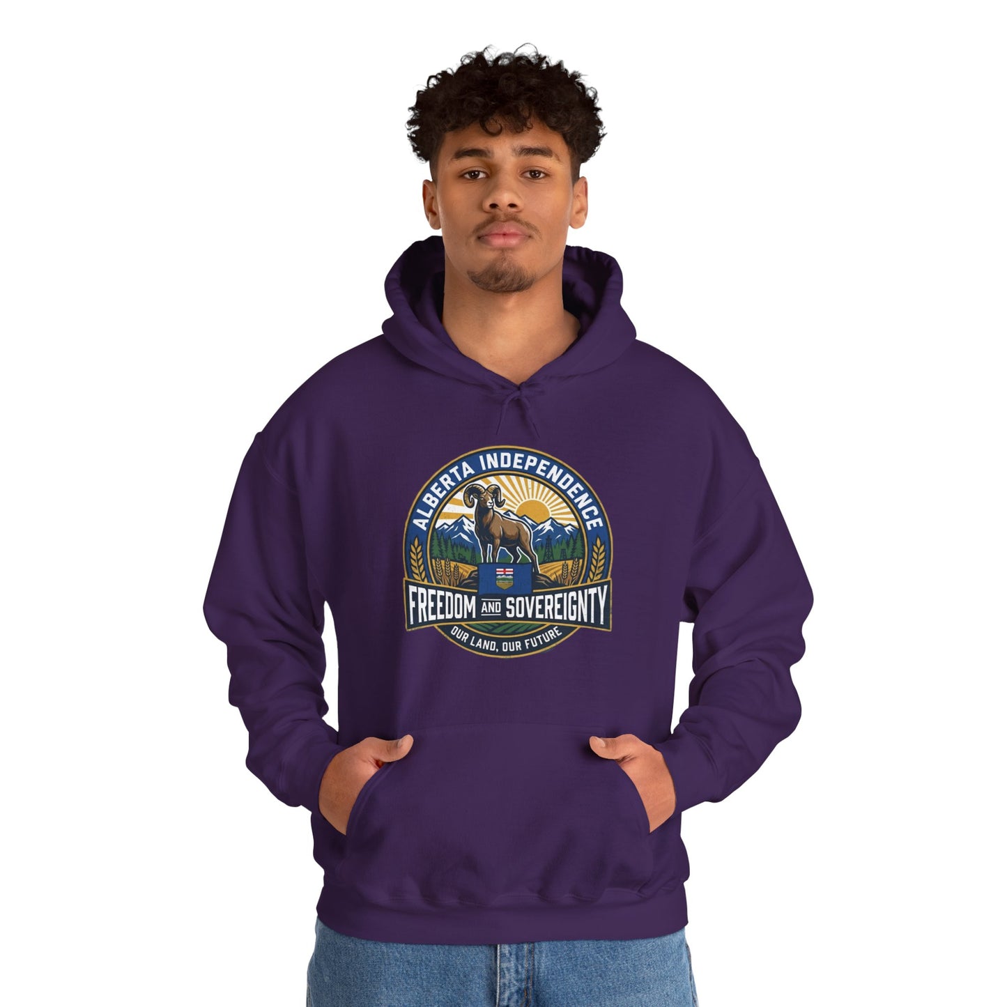Alberta Independence Hoodie — Bighorn Sheep
