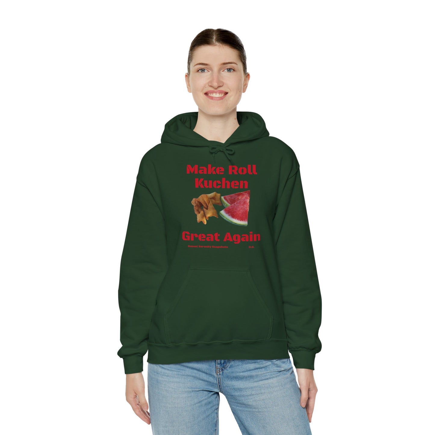 Make Roll Kuchen Great Again Unisex Heavy Blend™ Hooded Sweatshirt