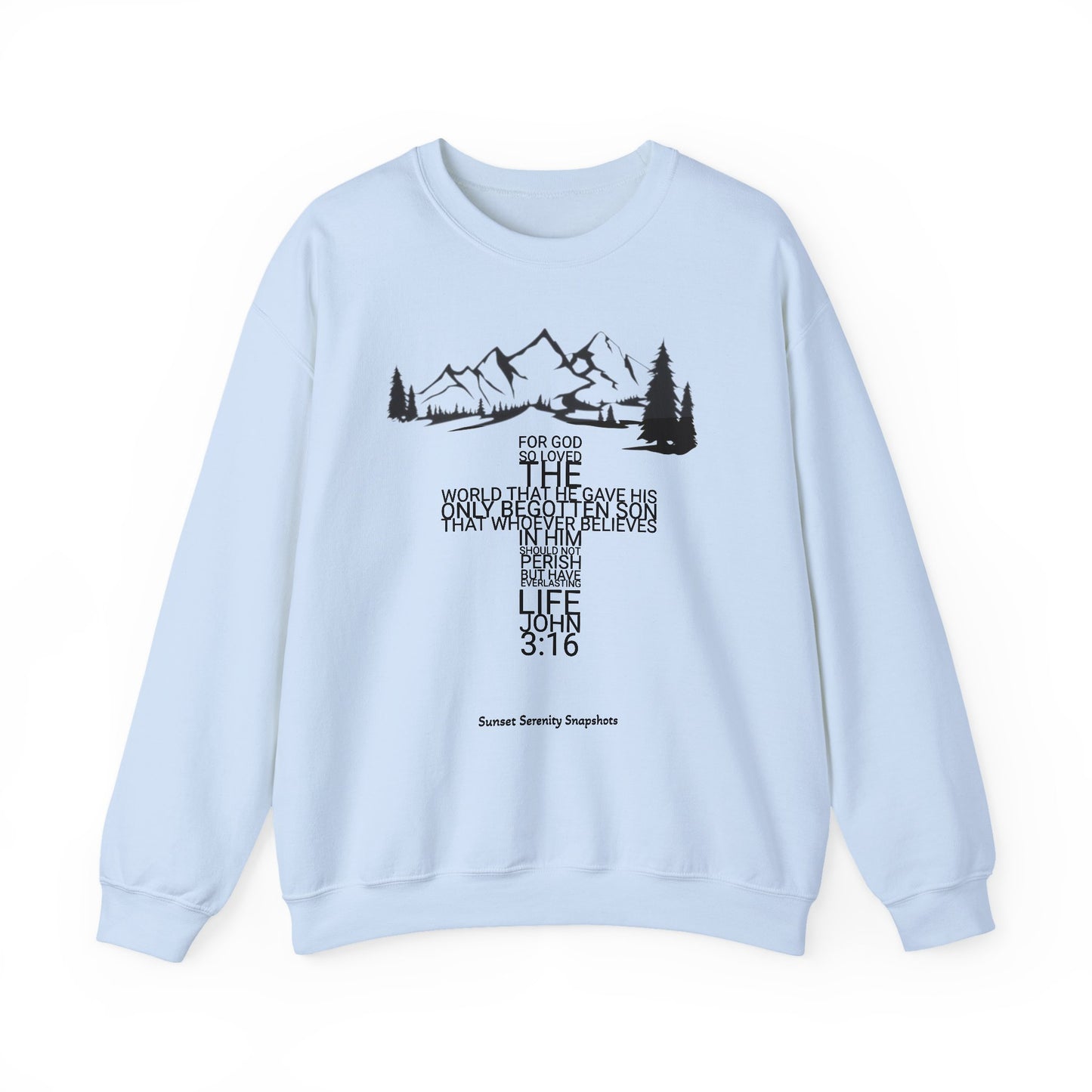 John 3:16 Unisex Heavy Blend™ Crewneck Sweatshirt